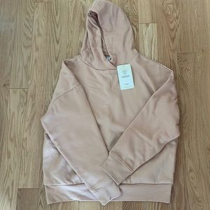 NWT Fabletics beige go-to hoodie size small